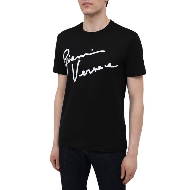 фото Хлопковая футболка versace