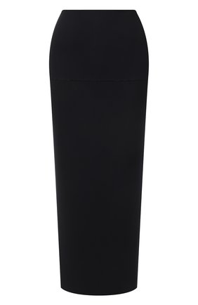 Женская юбка JIL SANDER черного цвета, арт. JSWS754328-WSY45018 | Фото 1 (Длина Ж (юбки, платья, шорты): Миди; Материал внешний: Вискоза, Синтетический материал; Женское Кросс-КТ: Юбка-одежда; Стили: Кэжуэл)
