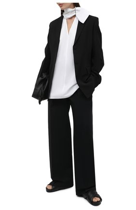 Женский хлопковый топ JIL SANDER белого цвета по цене 69400 руб., арт. JSWS566805-WS244200 | Фото 2 Женский хлопковый топ JIL SANDER белого цвета, арт. JSWS566805-WS244200 | Фото 2