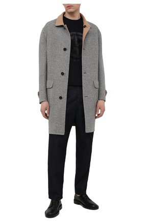 Мужская футболка из вискозы GIORGIO ARMANI темно-синего цвета по цене 51800 руб., арт. 3KSM66/SJSVZ | Фото 2 Мужская футболка из вискозы GIORGIO ARMANI темно-синего цвета, арт. 3KSM66/SJSVZ | Фото 2