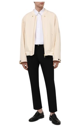 Мужская хлопковая рубашка JIL SANDER белого цвета по цене 39950 руб., арт. JSMS740626-MS244200 | Фото 2 Мужская хлопковая рубашка JIL SANDER белого цвета, арт. JSMS740626-MS244200 | Фото 2 (Длина (для топов): Стандартные; Материал внешний: Хлопок; Стили: Кэжуэл; Принт: Однотонные; Случай: Повседневный; Воротник: Кент; Рубашки М: Classic Fit; Рукава: Короткие)