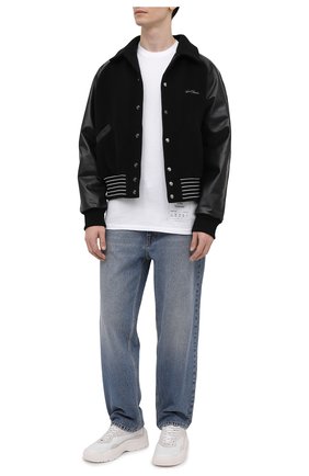 Мужская хлопковая футболка MAISON MARGIELA белого цвета по цене 18700 руб., арт. S50GC0644/S23911 | Фото 2 Мужская хлопковая футболка MAISON MARGIELA белого цвета, арт. S50GC0644/S23911 | Фото 2