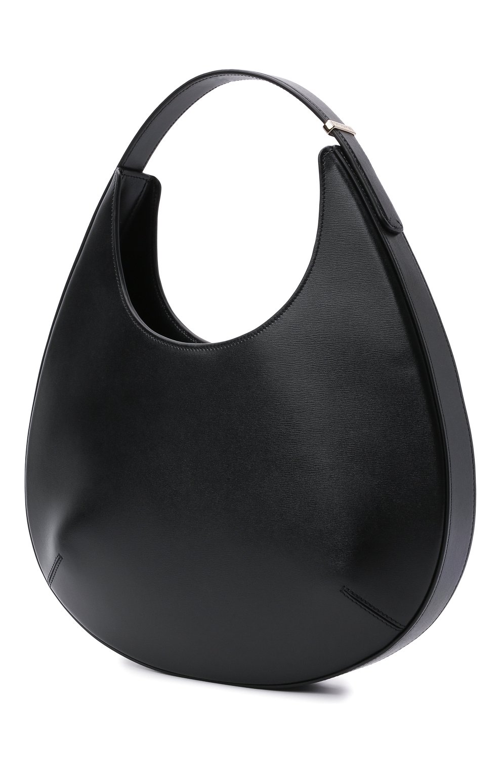 Женская сумка GIORGIO ARMANI черного цвета, арт. Y1E177/YTF4A | Фото 3 (Сумки-технические: Сумки top-handle; Размер: medium; Материал: Натуральная кожа)