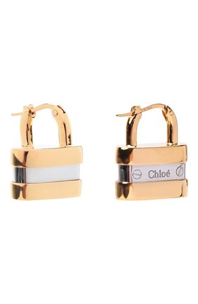Женские серьги colleen CHLOÉ золотого цвета по цене 29950 руб., арт. CHC20SFE35CB7 | Фото 3 Женские серьги colleen CHLOÉ золотого цвета, арт. CHC20SFE35CB7 | Фото 3