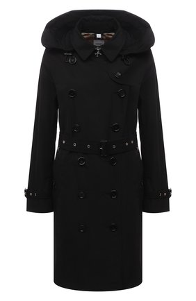 Женский тренч BURBERRY черного цвета по цене 76050 руб., арт. 8033520 | Фото 1 Женский тренч BURBERRY черного цвета, арт. 8033520 | Фото 1