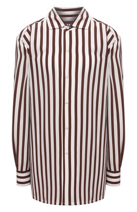 Женская шелковая рубашка RALPH LAUREN коричневого цвета по цене 109000 руб., арт. 290840856 | Фото 1 Женская шелковая рубашка RALPH LAUREN коричневого цвета, арт. 290840856 | Фото 1