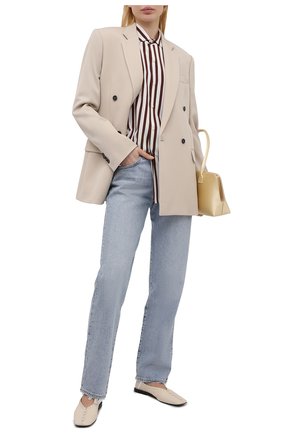 Женская шелковая рубашка RALPH LAUREN коричневого цвета по цене 109000 руб., арт. 290840856 | Фото 2 Женская шелковая рубашка RALPH LAUREN коричневого цвета, арт. 290840856 | Фото 2