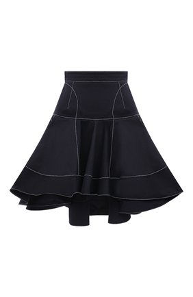 Женская хлопковая юбка ALEXANDER MCQUEEN темно-синего цвета по цене 79550 руб., арт. 657135/QFAAJ | Фото 1 Женская хлопковая юбка ALEXANDER MCQUEEN темно-синего цвета, арт. 657135/QFAAJ | Фото 1 (Материал внешний: Хлопок, Деним; Материал подклада: Хлопок; Стили: Романтичный; Женское Кросс-КТ: Юбка-одежда; Кросс-КТ: Деним; Длина Ж (юбки, платья, шорты): Мини; Региональные ограничения белый список (Axapta Mercury): RU)
