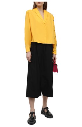 Женские хлопковые брюки MARNI черного цвета по цене 44050 руб., арт. PAMA0074A1/TCY67 | Фото 2 Женские хлопковые брюки MARNI черного цвета, арт. PAMA0074A1/TCY67 | Фото 2