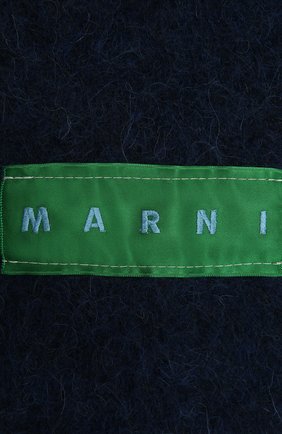 Женский шарф MARNI синего цвета по цене 25700 руб., арт. SCMC0055Y0/USCR17 | Фото 2 Женский шарф MARNI синего цвета, арт. SCMC0055Y0/USCR17 | Фото 2