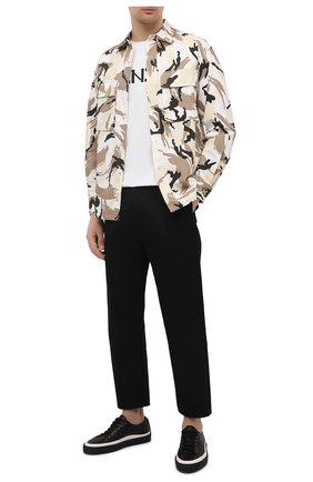 Мужская хлопковая футболка KENZO белого цвета по цене 9255 руб., арт. FA65TS0004SJ | Фото 2 Мужская хлопковая футболка KENZO белого цвета, арт. FA65TS0004SJ | Фото 2