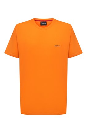 Мужская хлопковая футболка KITON оранжевого цвета, арт. UK1274L | Фото 1 (Материал внешний: Хлопок; Рукава: Короткие; Длина (для топов): Удлиненные; Принт: Без принта; Стили: Кэжуэл; Big sizes: Big Sizes)