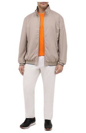 Мужская хлопковая футболка KITON оранжевого цвета по цене 96500 руб., арт. UK1274L | Фото 2 Мужская хлопковая футболка KITON оранжевого цвета, арт. UK1274L | Фото 2 (Материал внешний: Хлопок; Рукава: Короткие; Длина (для топов): Удлиненные; Принт: Без принта; Стили: Кэжуэл; Big sizes: Big Sizes)
