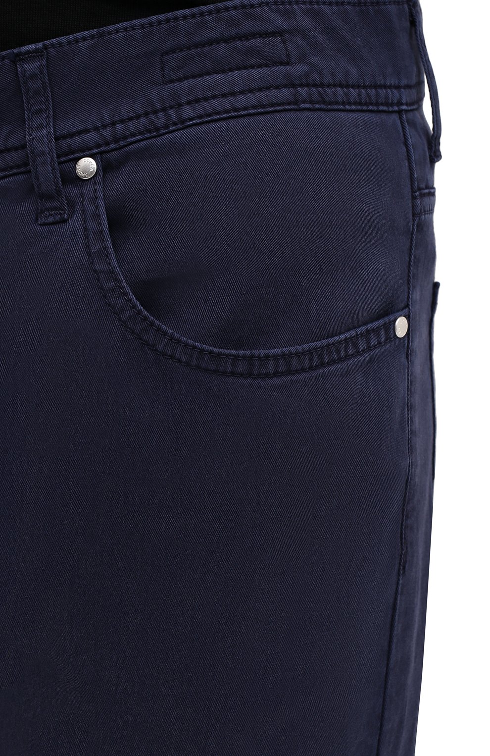 Мужские джинсы JACOB COHEN темно-синего цвета, арт. J688 C0MF 01831-V/55 | Фото 5 (Силуэт М (брюки): Прямые; Кросс-КТ: Деним; Длина (брюки, джинсы): Стандартные; Материал внешний: Хлопок, Лиоцелл, Растительное волокно; Стили: Кэжуэл)