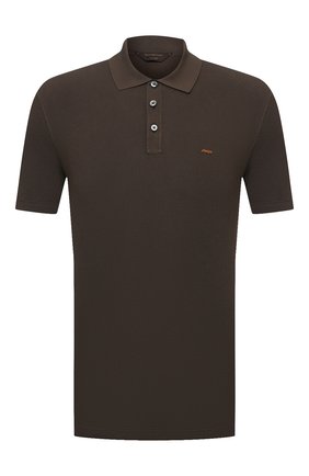 Мужское хлопковое поло ZEGNA COUTURE хаки цвета по цене 45050 руб., арт. CWC96/C32 | Фото 1 Мужское хлопковое поло ZEGNA COUTURE хаки цвета, арт. CWC96/C32 | Фото 1