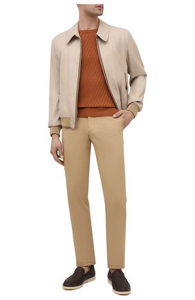 Мужские хлопковые брюки CORNELIANI бежевого цвета по цене 22500 руб., арт. 874L00-1114504/00 | Фото 2 Мужские хлопковые брюки CORNELIANI бежевого цвета, арт. 874L00-1114504/00 | Фото 2