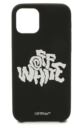 Чехол для iphone 12/12 pro OFF-WHITE черно-белого цвета, арт. 0MPA026S21PLA004 | Фото 1 (Материал: Пластик)
