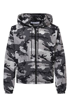 Мужская куртка OFF-WHITE серого цвета по цене 83550 руб., арт. 0MBD029S21FAB001 | Фото 1 Мужская куртка OFF-WHITE серого цвета, арт. 0MBD029S21FAB001 | Фото 1