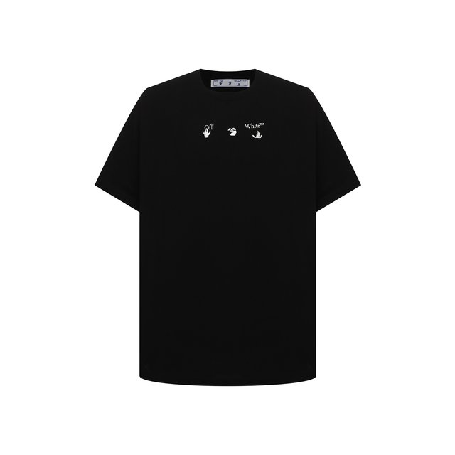 фото Хлопковая футболка off-white