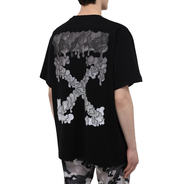 фото Хлопковая футболка off-white