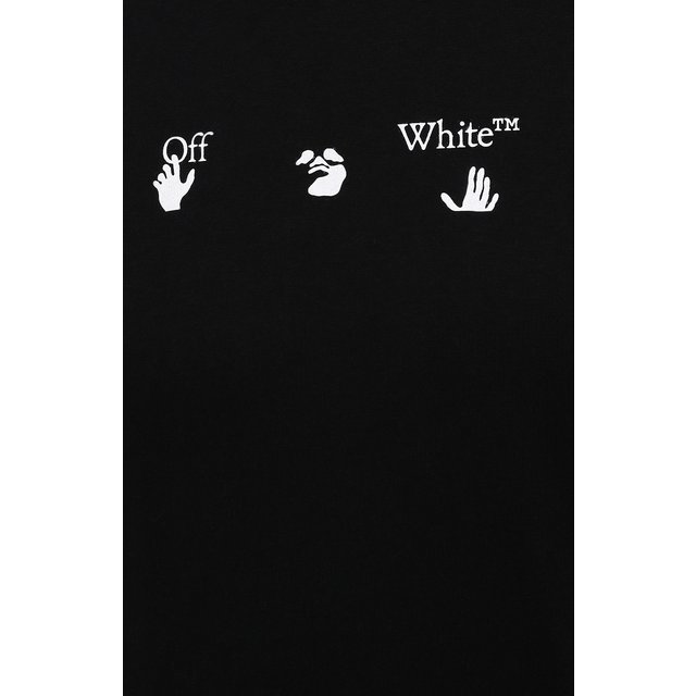 фото Хлопковая футболка off-white