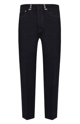 Мужские джинсы LANVIN темно-синего цвета по цене 77500 руб., арт. RM-TR0007-D003-E21 | Фото 1 Мужские джинсы LANVIN темно-синего цвета, арт. RM-TR0007-D003-E21 | Фото 1 (Длина (брюки, джинсы): Стандартные; Материал внешний: Хлопок, Деним; Кросс-КТ: Деним; Стили: Минимализм; Силуэт М (брюки): Широкие)