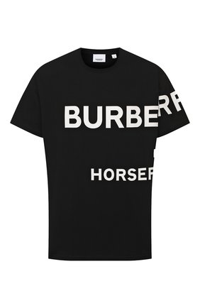 Мужская хлопковая футболка BURBERRY черного цвета по цене 30900 руб., арт. 8040694 | Фото 1 Мужская хлопковая футболка BURBERRY черного цвета, арт. 8040694 | Фото 1