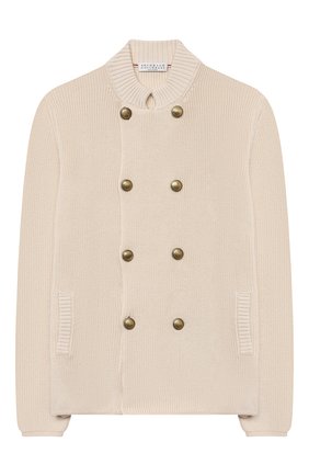 Детский хлопковый кардиган BRUNELLO CUCINELLI бежевого цвета по цене 49900 руб., арт. B28M70506A | Фото 1 Детский хлопковый кардиган BRUNELLO CUCINELLI бежевого цвета, арт. B28M70506A | Фото 1