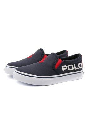 Детские текстильные слипоны POLO RALPH LAUREN синего цвета по цене 7445 руб., арт. 12-RF102994/CHILDREN | Фото 1 Детские текстильные слипоны POLO RALPH LAUREN синего цвета, арт. 12-RF102994/CHILDREN | Фото 1 (Материал внутренний: Текстиль; Материал внешний: Текстиль)
