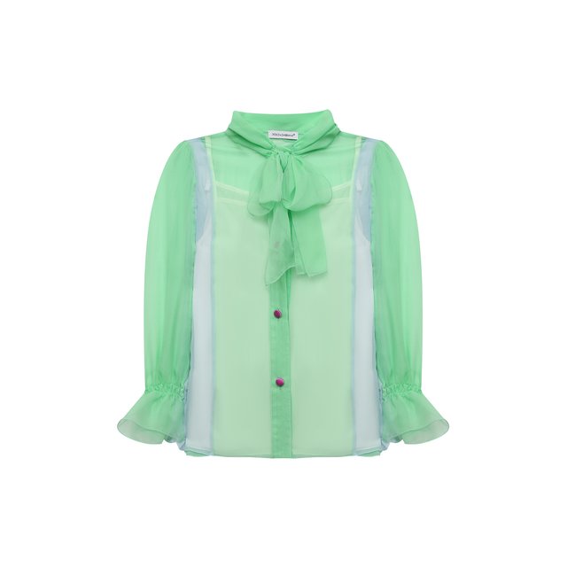 Шелковая блузка Dolce & Gabbana L55S16/FU1AT/2-6