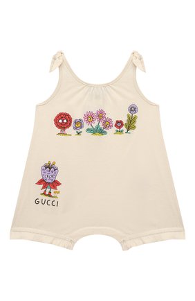 Детского комплект из песочника и панамы GUCCI белого цвета по цене 28500 руб., арт. 642704/XJC9Q | Фото 2 Детского комплект из песочника и панамы GUCCI белого цвета, арт. 642704/XJC9Q | Фото 2