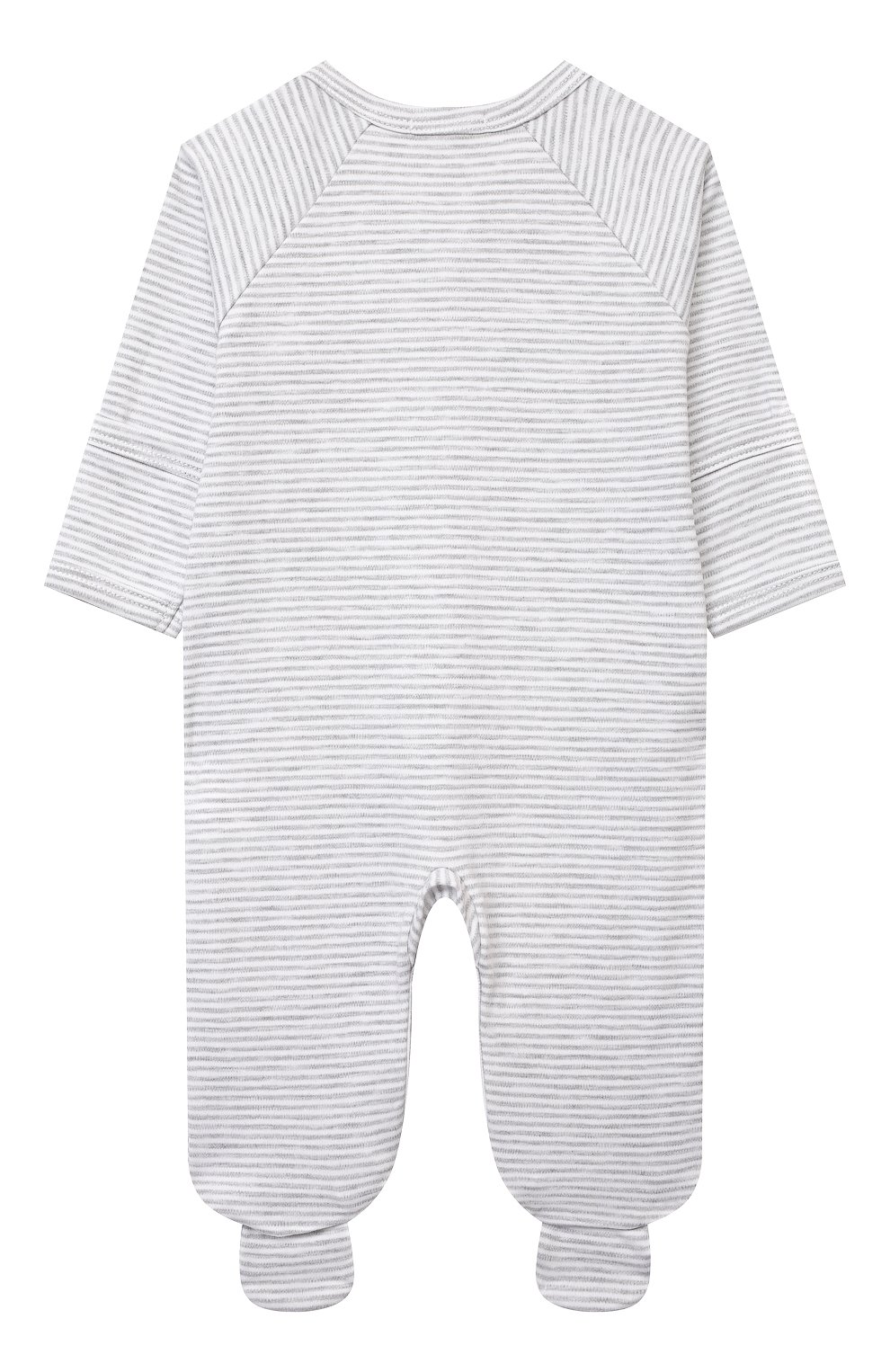 Детский хлопковый комбинезон KISSY KISSY серого цвета по цене 4230 руб., арт. KBQ05634N | Фото 2 Детский хлопковый комбинезон KISSY KISSY серого цвета, арт. KBQ05634N | Фото 2