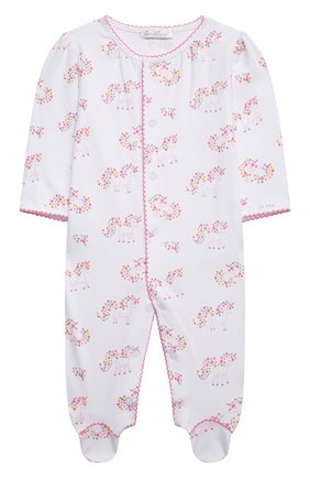 Детский хлопковый комбинезон KISSY KISSY розового цвета по цене 4115 руб., арт. KGQ05986N | Фото 1 Детский хлопковый комбинезон KISSY KISSY розового цвета, арт. KGQ05986N | Фото 1