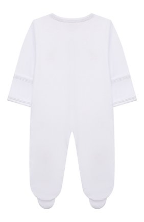 Детский хлопковый комбинезон KISSY KISSY белого цвета по цене 3995 руб., арт. KNQ05976N | Фото 2 Детский хлопковый комбинезон KISSY KISSY белого цвета, арт. KNQ05976N | Фото 2