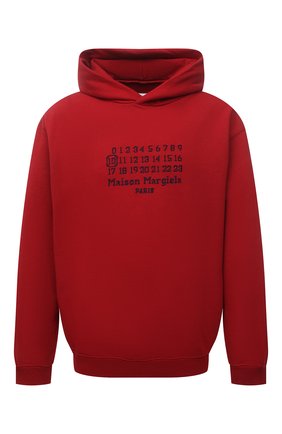 Мужской хлопковое худи MAISON MARGIELA красного цвета по цене 43250 руб., арт. S50GU0163/S25503 | Фото 1 Мужской хлопковое худи MAISON MARGIELA красного цвета, арт. S50GU0163/S25503 | Фото 1