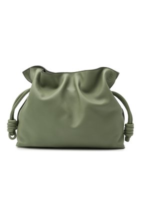 Женский клатч flamenco LOEWE зеленого цвета по цене 139000 руб., арт. A411FC1X25 | Фото 1 Женский клатч flamenco LOEWE зеленого цвета, арт. A411FC1X25 | Фото 1