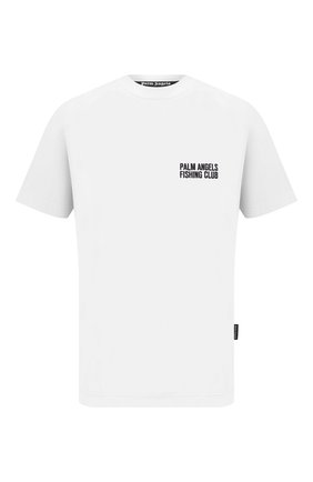 Мужская хлопковая футболка PALM ANGELS белого цвета по цене 25500 руб., арт. PMAA001S21JER0010144 | Фото 1 Мужская хлопковая футболка PALM ANGELS белого цвета, арт. PMAA001S21JER0010144 | Фото 1