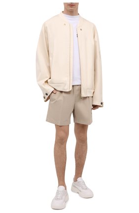 Мужская хлопковая футболка PALM ANGELS белого цвета по цене 25500 руб., арт. PMAA001S21JER0010144 | Фото 2 Мужская хлопковая футболка PALM ANGELS белого цвета, арт. PMAA001S21JER0010144 | Фото 2