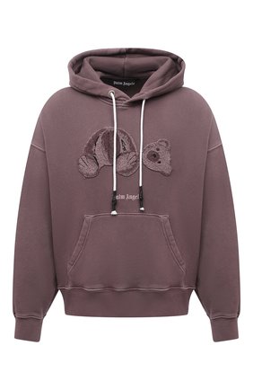 Мужской хлопковое худи PALM ANGELS фиолетового цвета по цене 73050 руб., арт. PMBB058S21FLE0053901 | Фото 1 Мужской хлопковое худи PALM ANGELS фиолетового цвета, арт. PMBB058S21FLE0053901 | Фото 1