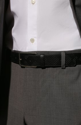 Мужской кожаный ремень BOTTEGA VENETA черного цвета по цене 37550 руб., арт. 657163/V0SQ1 | Фото 2 Мужской кожаный ремень BOTTEGA VENETA черного цвета, арт. 657163/V0SQ1 | Фото 2