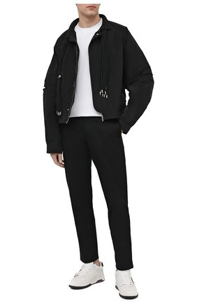 Мужская хлопковая футболка OFF-WHITE белого цвета по цене 27200 руб., арт. 0MAA027S21JER005 | Фото 2 Мужская хлопковая футболка OFF-WHITE белого цвета, арт. 0MAA027S21JER005 | Фото 2