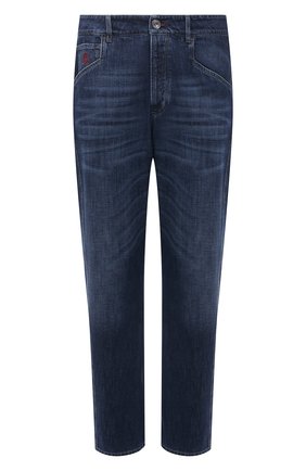 Мужские джинсы BRUNELLO CUCINELLI темно-синего цвета по цене 55150 руб., арт. M0Z37Q3040 | Фото 1 Мужские джинсы BRUNELLO CUCINELLI темно-синего цвета, арт. M0Z37Q3040 | Фото 1