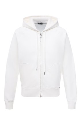 Мужской хлопковая толстовка TOM FORD белого цвета по цене 92750 руб., арт. BW265/TFJ986 | Фото 1 Мужской хлопковая толстовка TOM FORD белого цвета, арт. BW265/TFJ986 | Фото 1