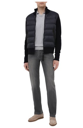 Мужские джинсы KITON серого цвета по цене 109000 руб., арт. UPNJSM/J06T94 | Фото 2 Мужские джинсы KITON серого цвета, арт. UPNJSM/J06T94 | Фото 2 (Длина (брюки, джинсы): Стандартные; Материал внешний: Хлопок, Деним; Силуэт М (брюки): Прямые; Стили: Кэжуэл; Кросс-КТ: Деним; Детали: Потертости)