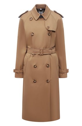 Женский хлопковый тренч BURBERRY бежевого цвета по цене 164000 руб., арт. 8041375 | Фото 1 Женский хлопковый тренч BURBERRY бежевого цвета, арт. 8041375 | Фото 1