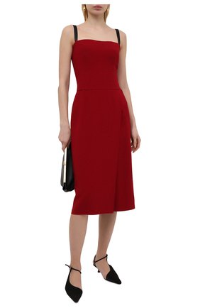 Женское платье DOLCE & GABBANA бордового цвета по цене 184000 руб., арт. F6P0IT/FURDV | Фото 2 Женское платье DOLCE & GABBANA бордового цвета, арт. F6P0IT/FURDV | Фото 2