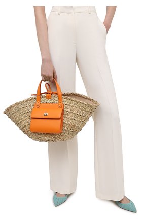 Женский сумка-шопер kendra DOLCE & GABBANA оранжевого цвета по цене 86550 руб., арт. BB5888/A0698 | Фото 2 Женский сумка-шопер kendra DOLCE & GABBANA оранжевого цвета, арт. BB5888/A0698 | Фото 2 (Материал: Растительное волокно; Сумки-технические: Сумки-шопперы; Размер: large)