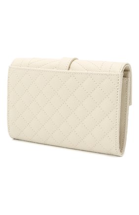 Женские кожаное портмоне classic SAINT LAURENT белого цвета по цене 31450 руб., арт. 651026/B0W91 | Фото 2 Женские кожаное портмоне classic SAINT LAURENT белого цвета, арт. 651026/B0W91 | Фото 2