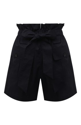 Женские хлопковые шорты EMPORIO ARMANI темно-синего цвета по цене 18350 руб., арт. 3K2P91/2N7VZ | Фото 1 Женские хлопковые шорты EMPORIO ARMANI темно-синего цвета, арт. 3K2P91/2N7VZ | Фото 1 (Материал внешний: Хлопок; Длина Ж (юбки, платья, шорты): Мини; Женское Кросс-КТ: Шорты-одежда; Стили: Кэжуэл)