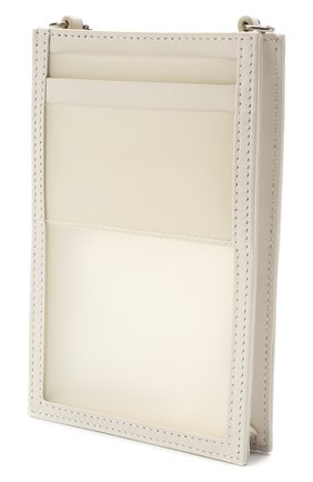 Кожаный чехол для iphone ALEXANDER MCQUEEN белого цвета, арт. 658445/14AQ3 | Фото 2 (Женское Кросс-КТ: Кожа iPhone)